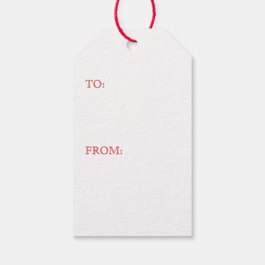 GINGERBREAD KAT Gift Labels Cadeaulabel (Achterkant)