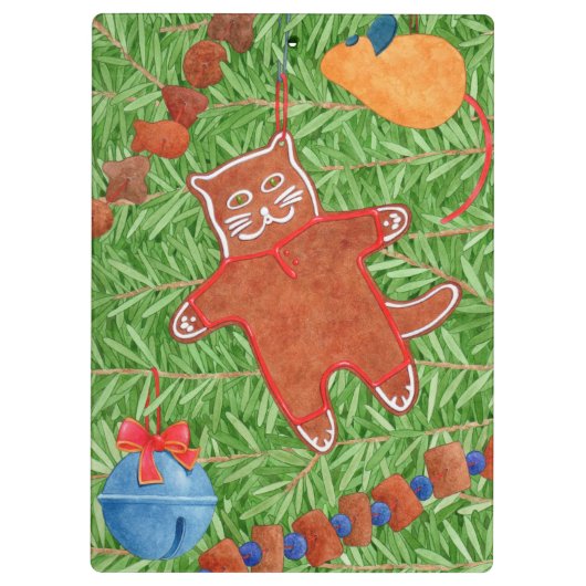 GINGERBREAD KAT klembord (Achterkant)