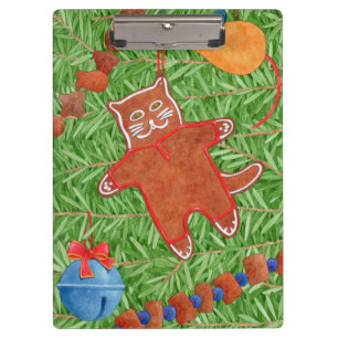 GINGERBREAD KAT klembord