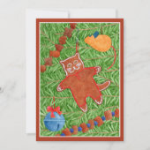 GINGERBREAD KAT Meowy Christmas 5x7 Kaart 3 (Voorkant)