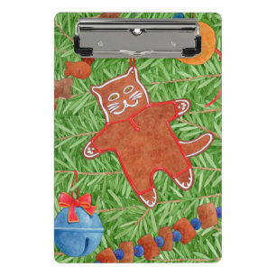 GINGERBREAD KAT Mini Klembord