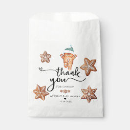 Gingerbread | Kerst baby shower | Dank je Bedankzakje