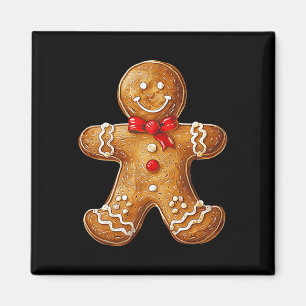 Gingerbread Kerst Grafische X-mas Familie Gingerb Magneet