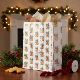 Gingerbread Kerst Koek Uitwisseling Feest Favor Medium Cadeauzakje