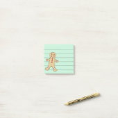 Gingerbread Kerst Koekje Notitieblok Post It Post-it® Notes (Op bureau)