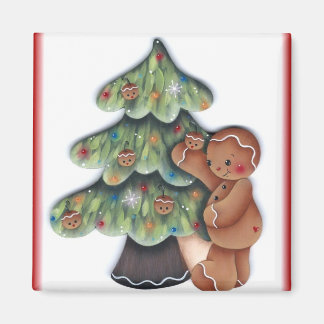 Gingerbread Kerstboom Magneet