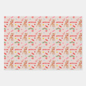 Gingerbread Kerstcadeau inpakpapier (Voorkant 3)