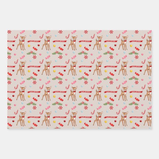 Gingerbread Kerstcadeau inpakpapier (Voorkant 3)