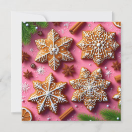 Gingerbread kerstkaart! feestdagenkaart