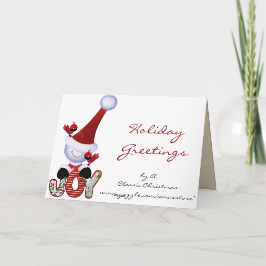 Gingerbread Kerstkaarten Feestdagen Kaart (Achterkant)