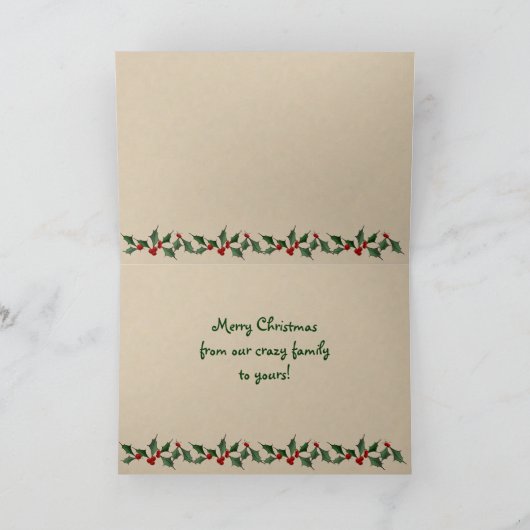 Gingerbread Kerstkaarten Feestdagen Kaart (Binnen)