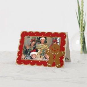 Gingerbread Kerstkaarten Feestdagen Kaart