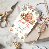 Gingerbread Kerstkoekje Kerstmis Verjaardag Cadeaulabel
