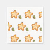 Gingerbread Kerstkoekje Servet (Voorkant)