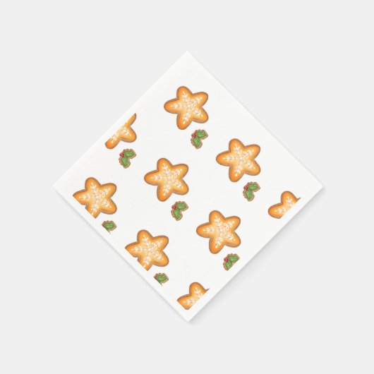 Gingerbread Kerstkoekje Servet (Hoek)