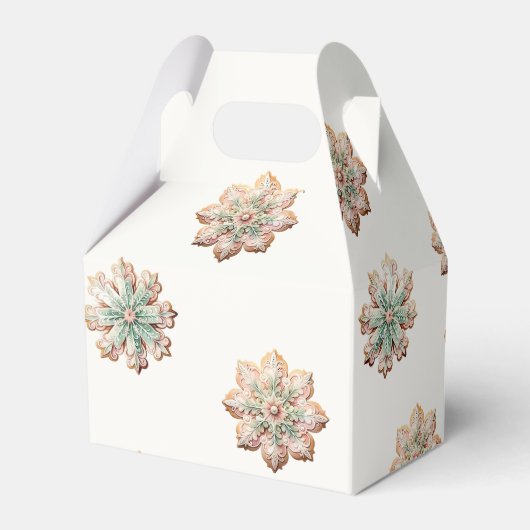 Gingerbread Kerstkoekje Verjaardagsgunst Box Bedankdoosjes (Achterkant)