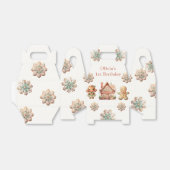 Gingerbread Kerstkoekje Verjaardagsgunst Box Bedankdoosjes (Uitgevouwen)