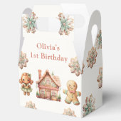 Gingerbread Kerstkoekje Verjaardagsgunst Box Bedankdoosjes (Geopend)