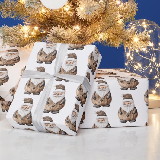 Gingerbread Kerstman Kerstmis Cadeaupapier (Feestdagen)