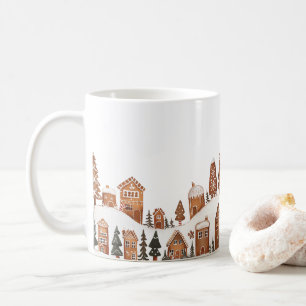 Gingerbread Kerststad Mok