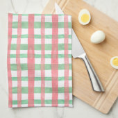 Gingerbread Kersttrein Theedoek (Quarter Fold)