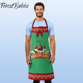 Gingerbread Keuken Jongen & Meisje Cookie Graphic Schort