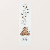 Gingerbread Keukenboom & Recept Kaart Visitekaartje (Binnenkant ongevouwen)