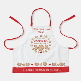 Gingerbread Kinderen Cookie Baking Christmas Schor Schort