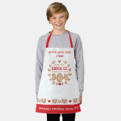 Gingerbread Kinderen Cookie Baking Christmas Schor Schort (Gedragen)
