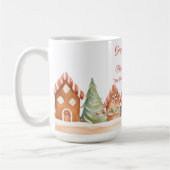 Gingerbread knuffels vrolijke kerst Mok (Links)