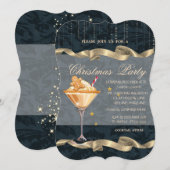 Gingerbread Koek Drank Confetti Kerstfeest Kaart (Voorkant / Achterkant)