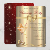 Gingerbread Koek Drank Lint Goud Kerstfeest  Kaart (Voorkant / Achterkant)