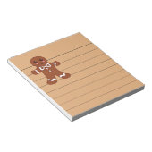 Gingerbread Koek Notitieblok  (Schuin)