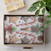 Gingerbread Koek Snoepriet & Pijnboom Tissuepapier (Geschenk)