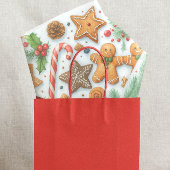 Gingerbread Koek Snoepriet & Pijnboom Tissuepapier