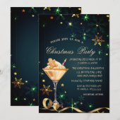 Gingerbread Koekje Drink Sneeuwvlokken Kerst Kaart (Voorkant / Achterkant)