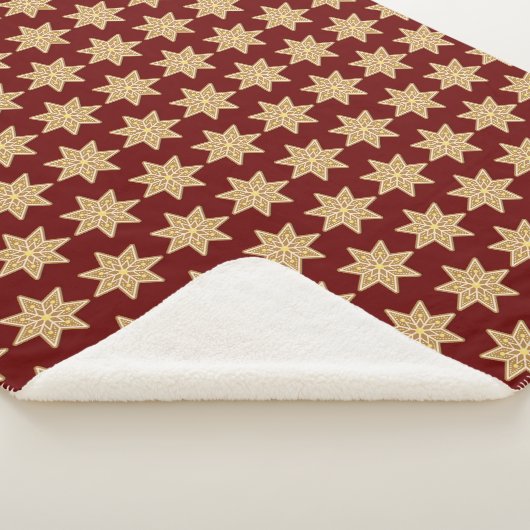 Gingerbread Koekje Kerst Sherpa Worpdeken Deken (3/4)