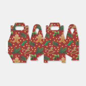 Gingerbread koekje Vakantie gok gunst doos Bedankdoosjes (Uitgevouwen)