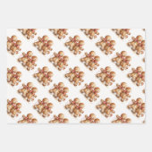 Gingerbread Koekjes en Huizen Inpakpapier Vel (Voorkant 2)