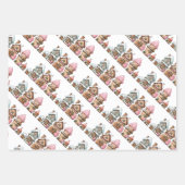 Gingerbread Koekjes en Huizen Inpakpapier Vel (Voorkant 3)