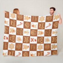 Gingerbread koekjes geruit patroon