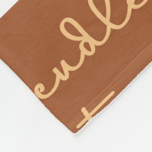 Gingerbread koekjes geruit patroon fleece deken (Hoek)