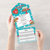 Gingerbread koekjes kerstcake in sneeuw recept all in one uitnodiging (Afscheurbaar)