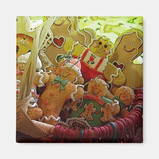 Gingerbread koekjes Magneten (Voorkant)