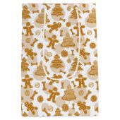 Gingerbread koekjes met botten medium cadeauzakje (Achterkant)