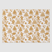 Gingerbread koekjes met botten tissuepapier (Voorkant)