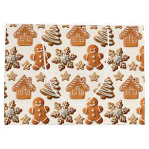 Gingerbread Koekjes Patroon Groot Cadeauzakje