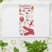 Gingerbread koekjes recept theedoek (Gevouwen)