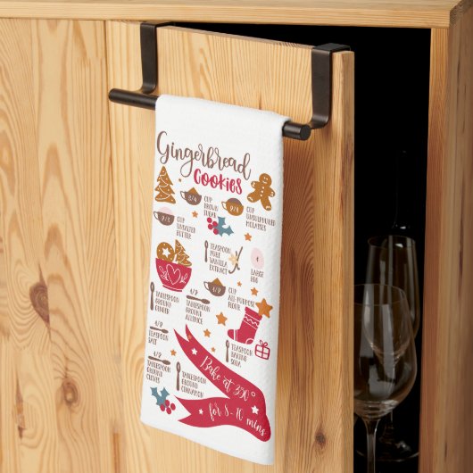 Gingerbread koekjes recept theedoek (Derde Gevouwen)