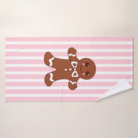 Gingerbread Koekjesbadhanddoek Badhanddoek (Badhanddoek)